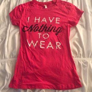 Women’s/girls pink T-shirt dress